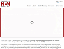Tablet Screenshot of naomimetzlaw.com